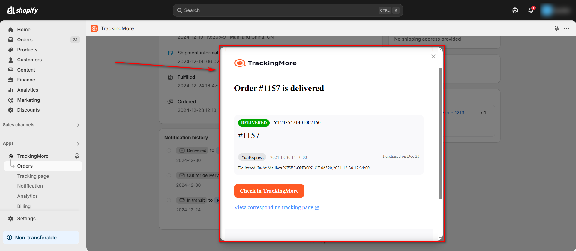 TrackingMore - Order Tracking